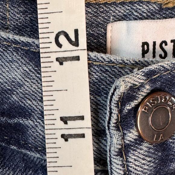PISTOLA Cassie Jeans Women's 27 Medium Wash High Rise Straight Leg Button Fly - Picture 12 of 12